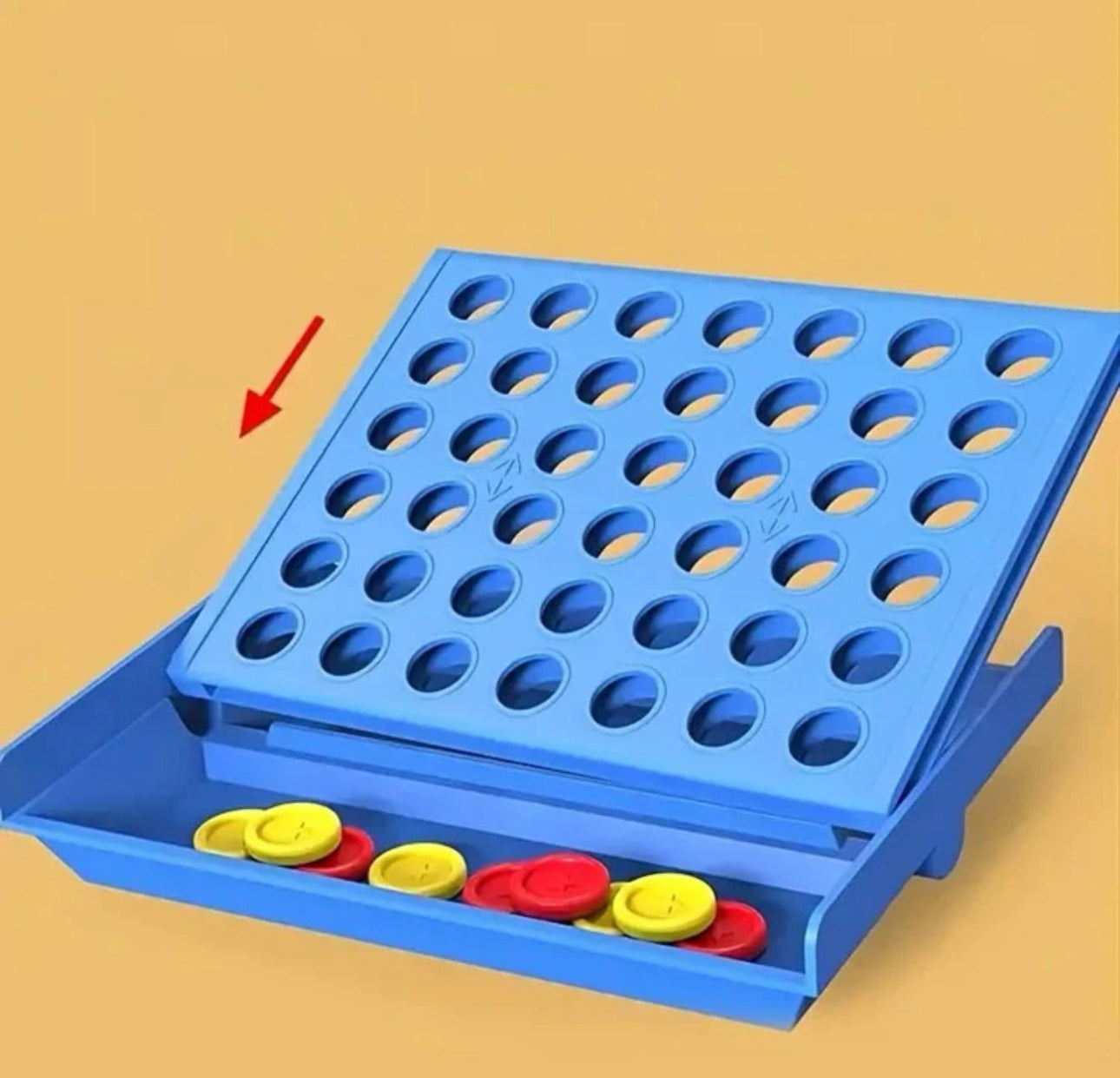 1 pieza de ajedrez 3D clásico 4 en fila,