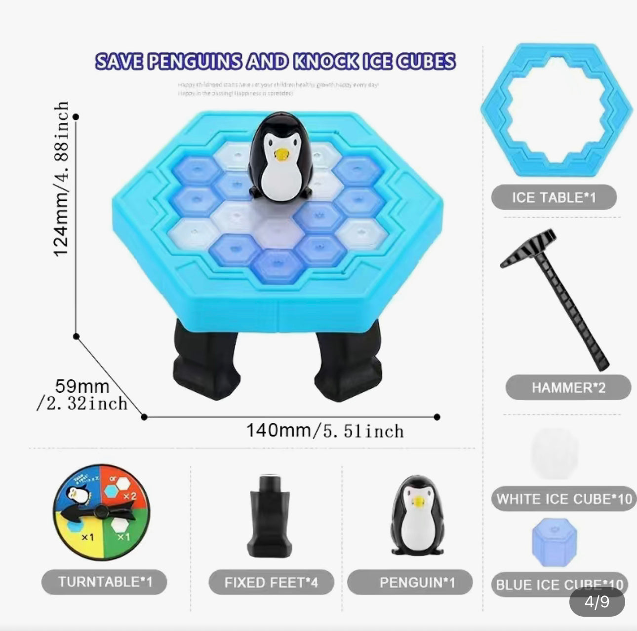 Puzzle Table Games Penguin
