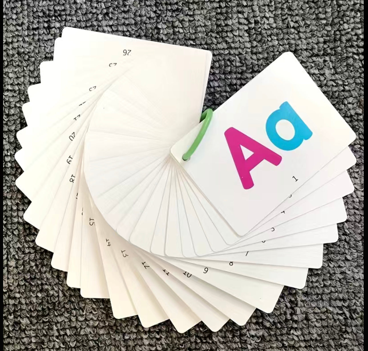 Wipe-able Alphabet Cards