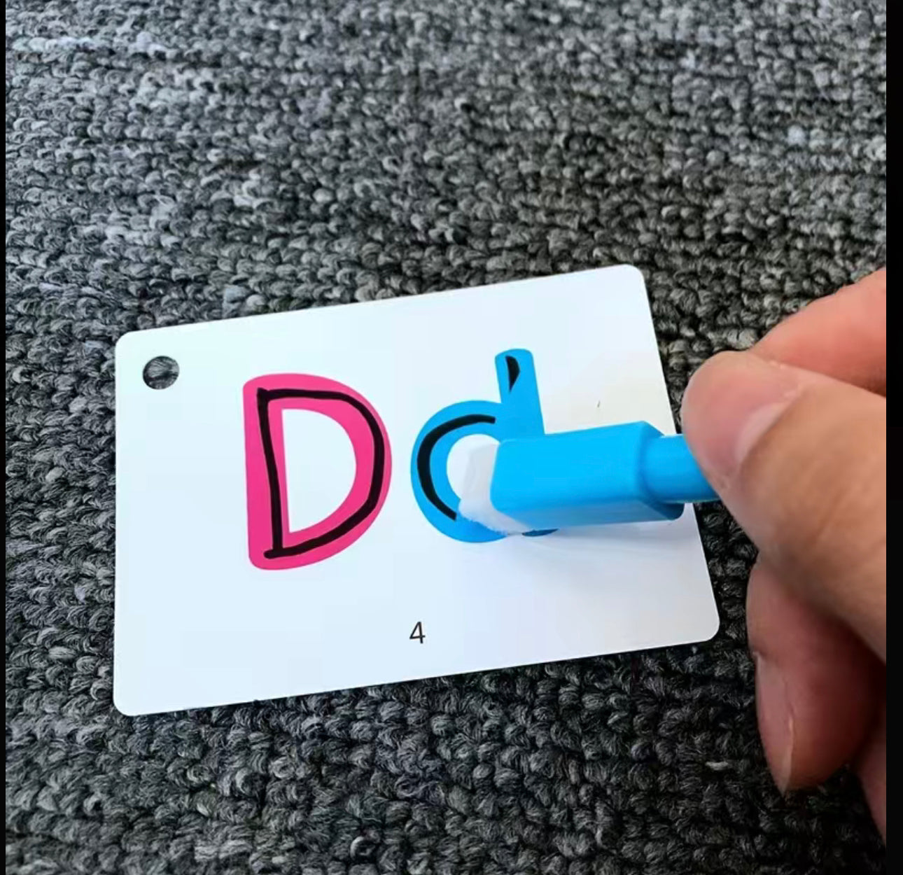 Wipe-able Alphabet Cards