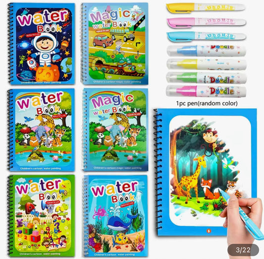 Magic Water Drawing Book