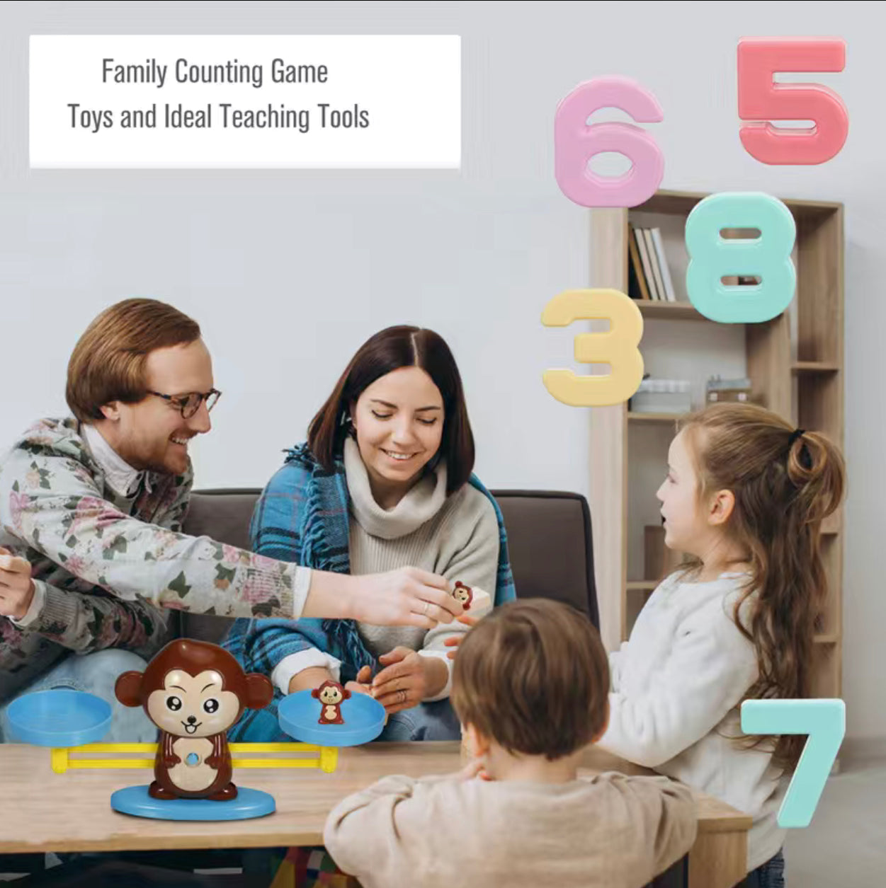 Math Toy Digital Monkey Balance