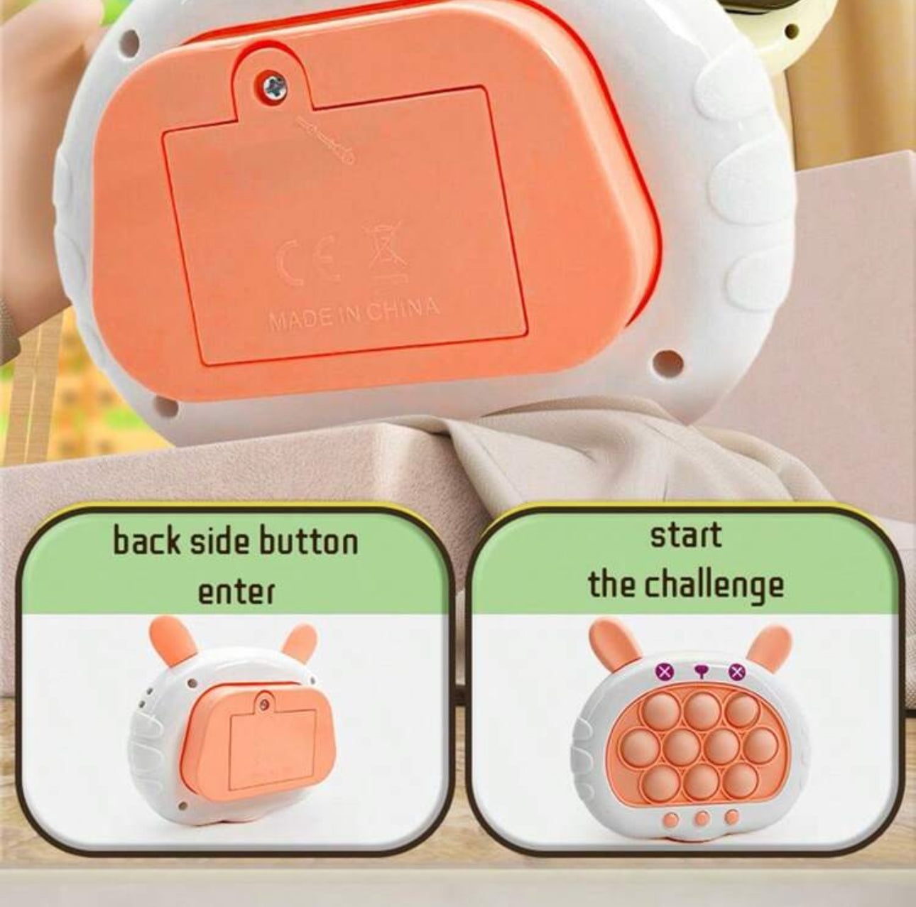 Press Play Speed Push-game Machine