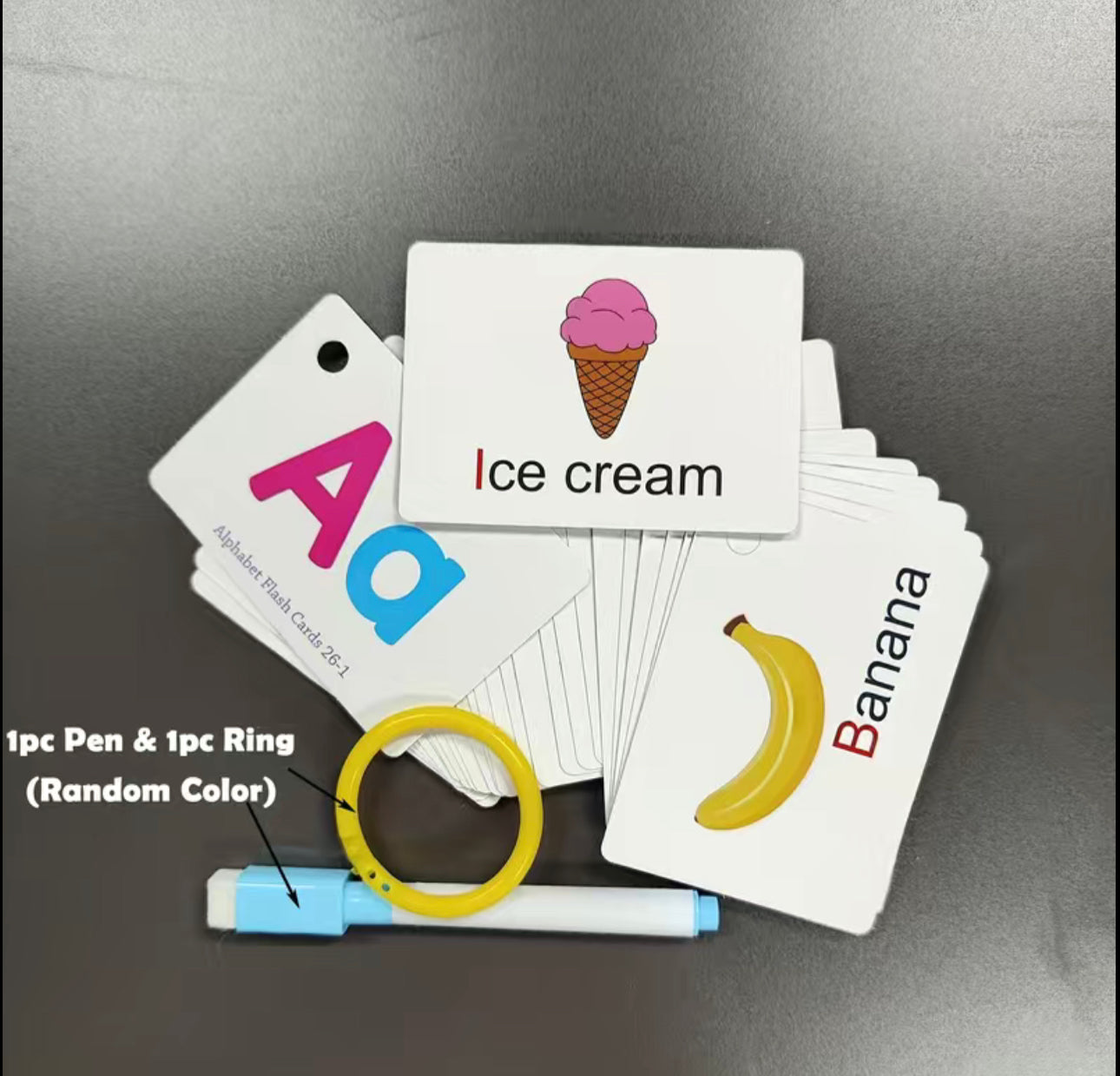 Wipe-able Alphabet Cards