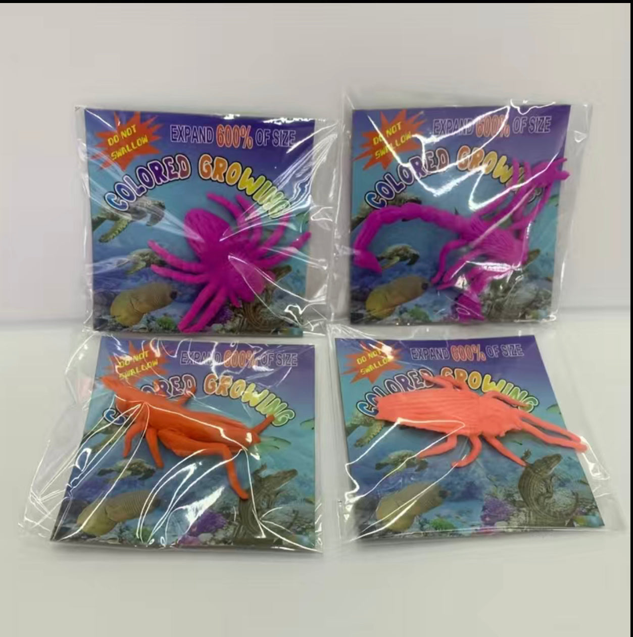 Expansión de agua de burbujas de animales marinos