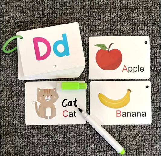 Wipe-able Alphabet Cards