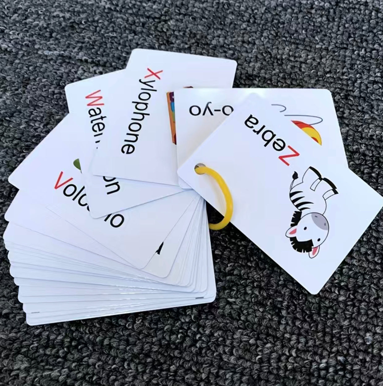 Wipe-able Alphabet Cards