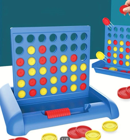 1pc 3D Classic 4 In A Row Chess,