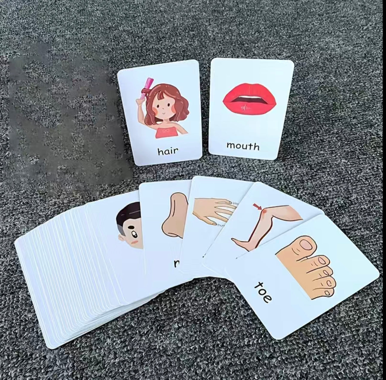 Cognition  Flash Cards/ Body parts