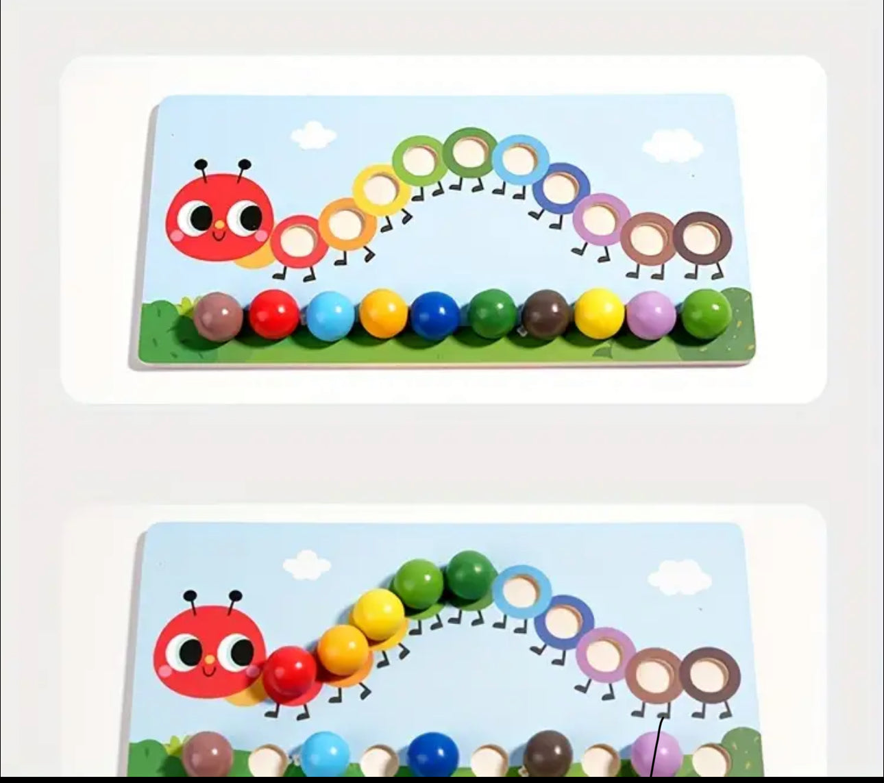 Caterpillar Bead Game
