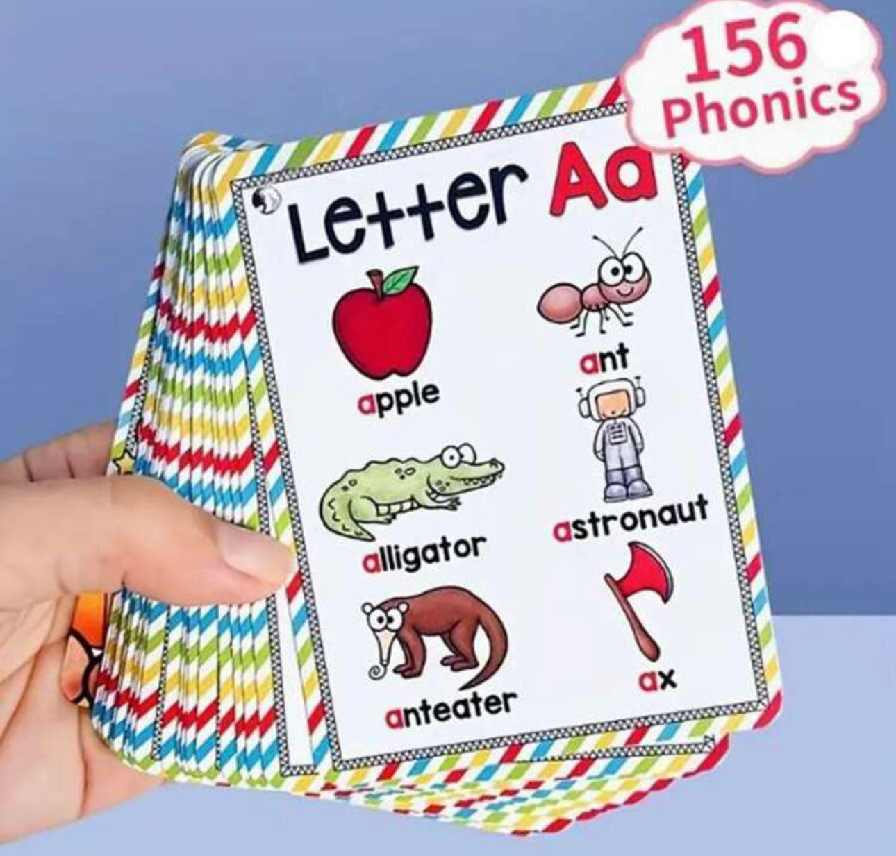 Tarjetas de bolsillo para enseñar el alfabeto