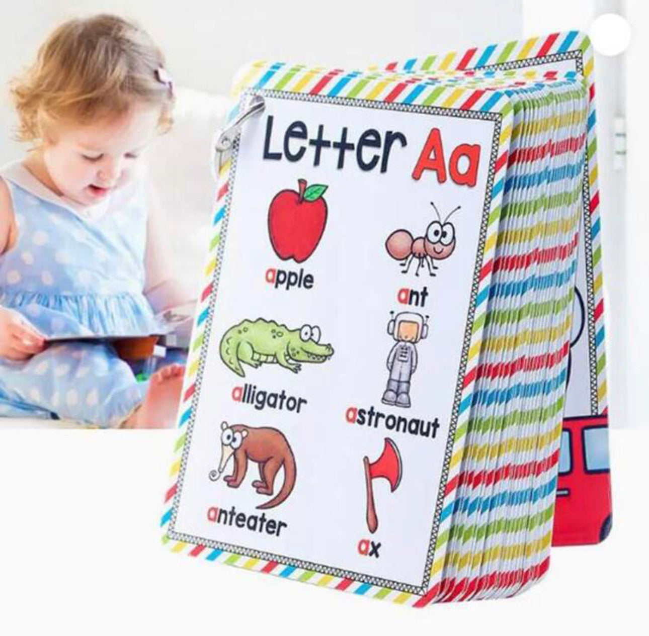 Tarjetas de bolsillo para enseñar el alfabeto