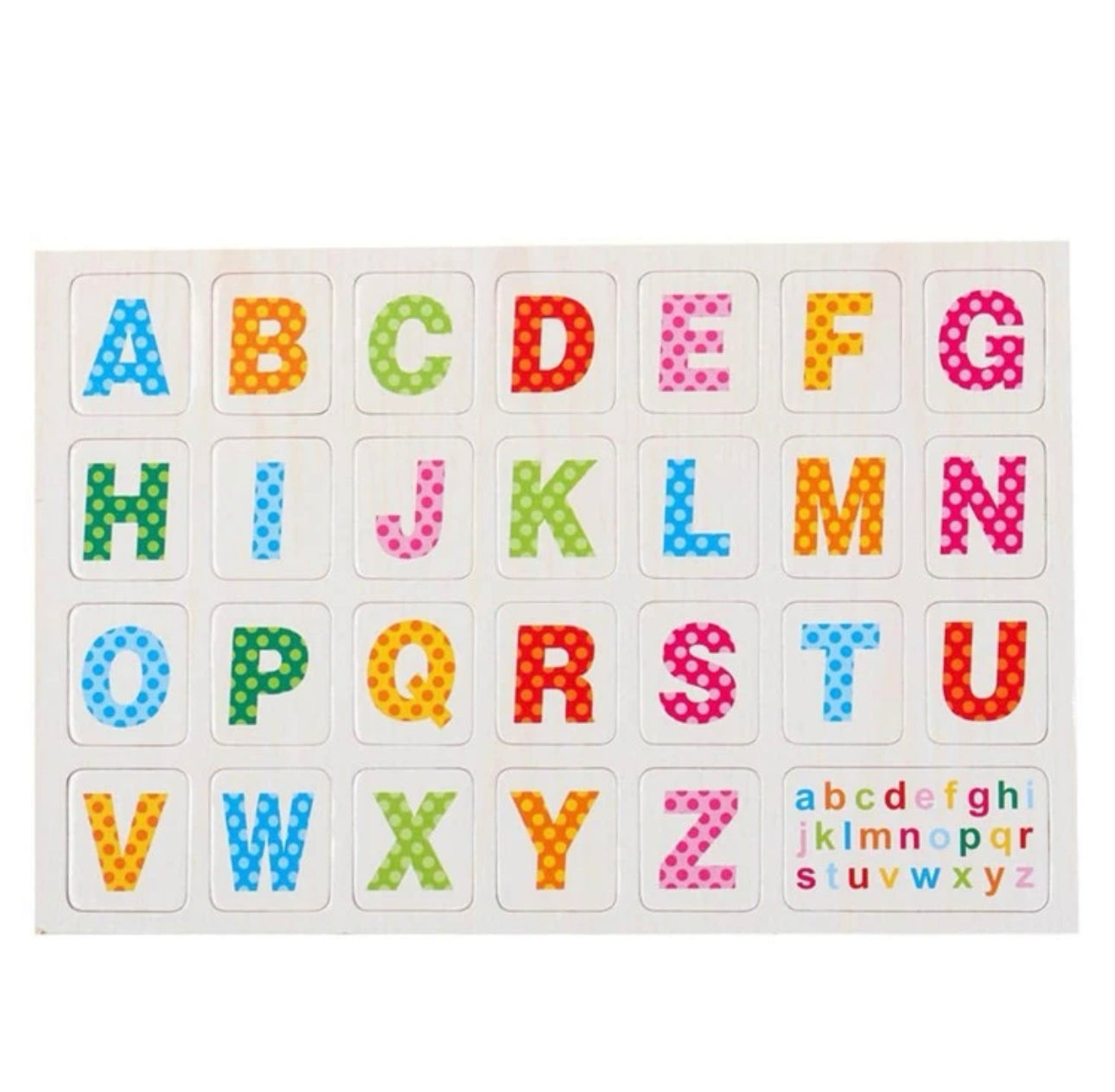 Letras magnéticas de madera