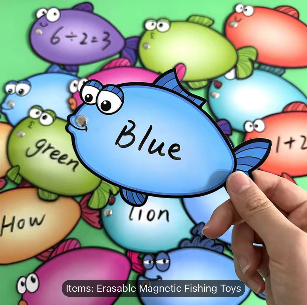 Erasable Magnetic Fishing Toys