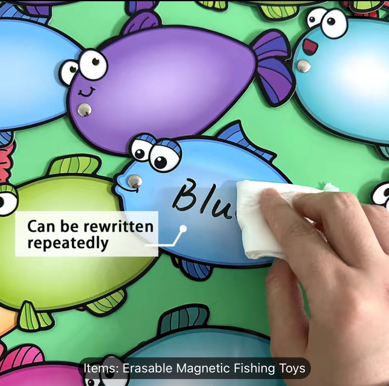Erasable Magnetic Fishing Toys
