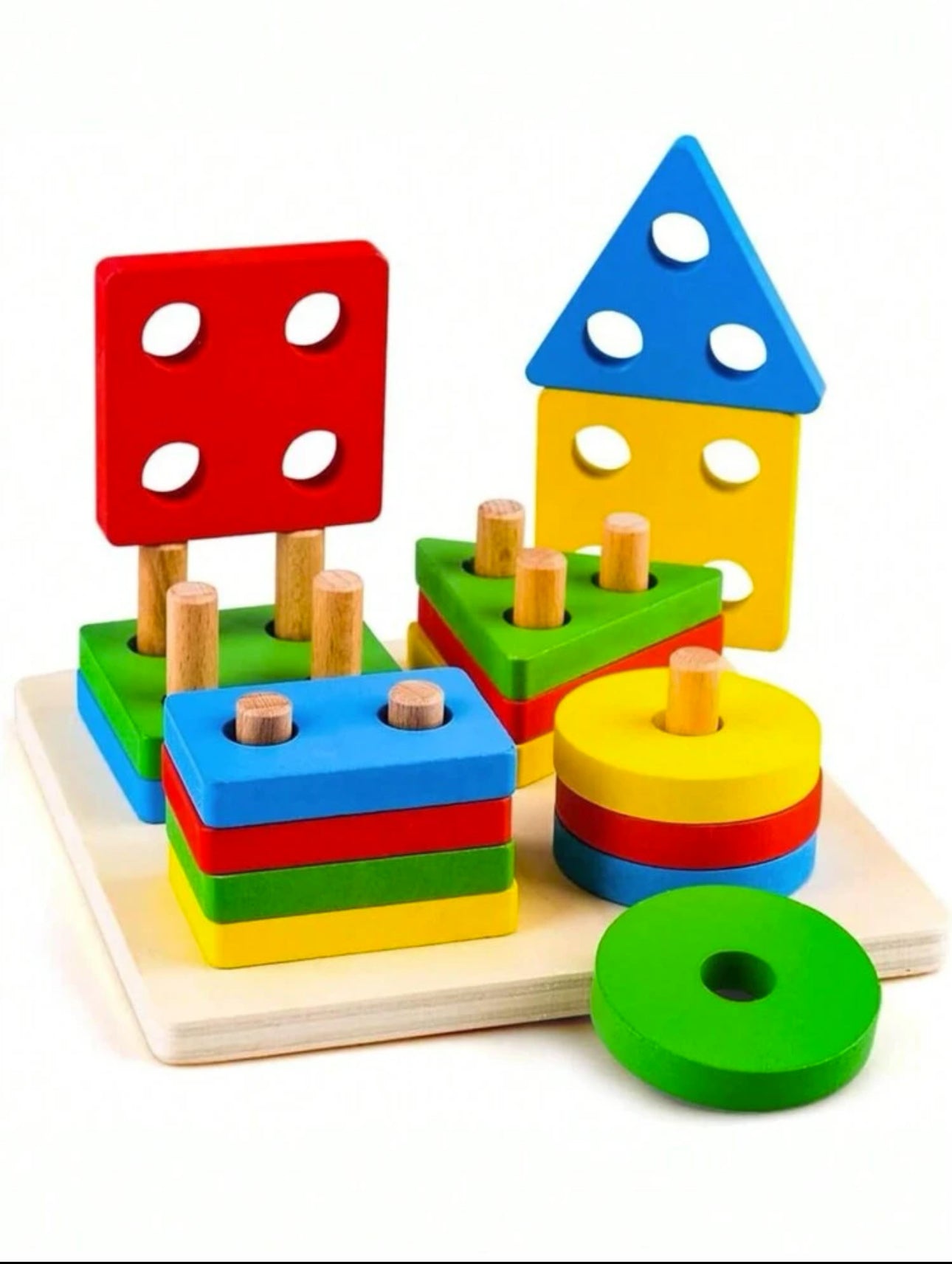 Wooden Sorting & Stacking