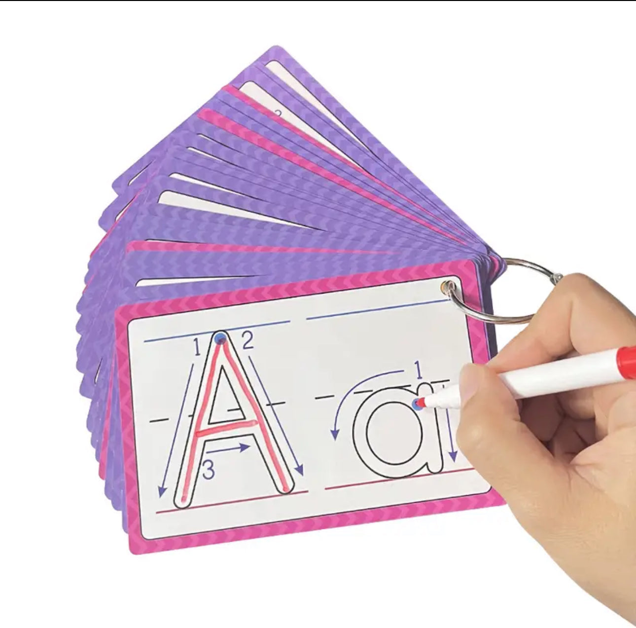 Erasable Alphabet & Phonics Flashcards