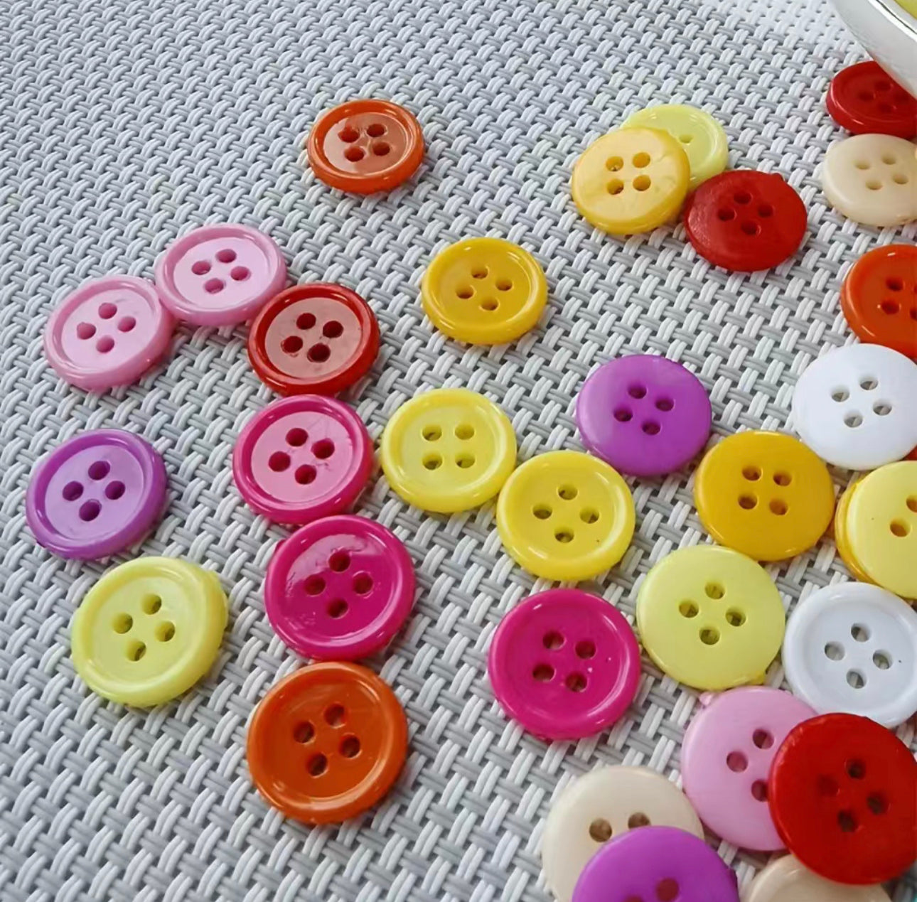 Botones de plastico