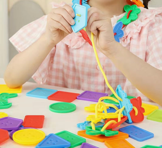 Buttons String Building Blocks