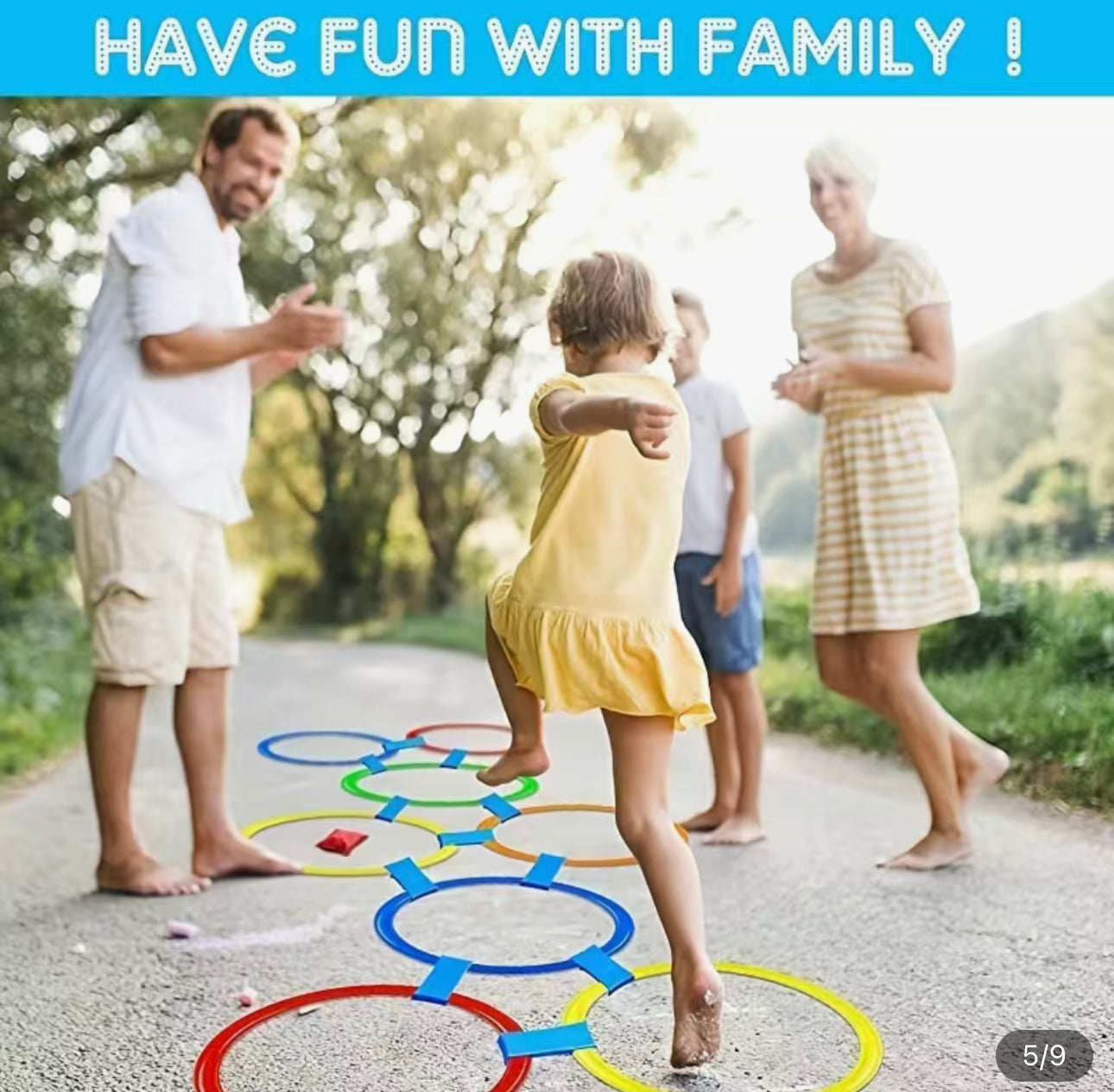 Juego circular de rayuela