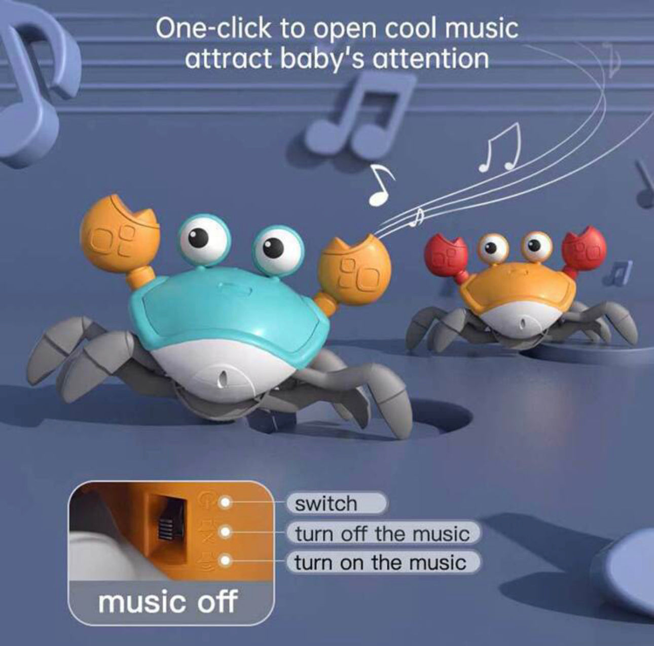 Simulated Crawling Crab Toys