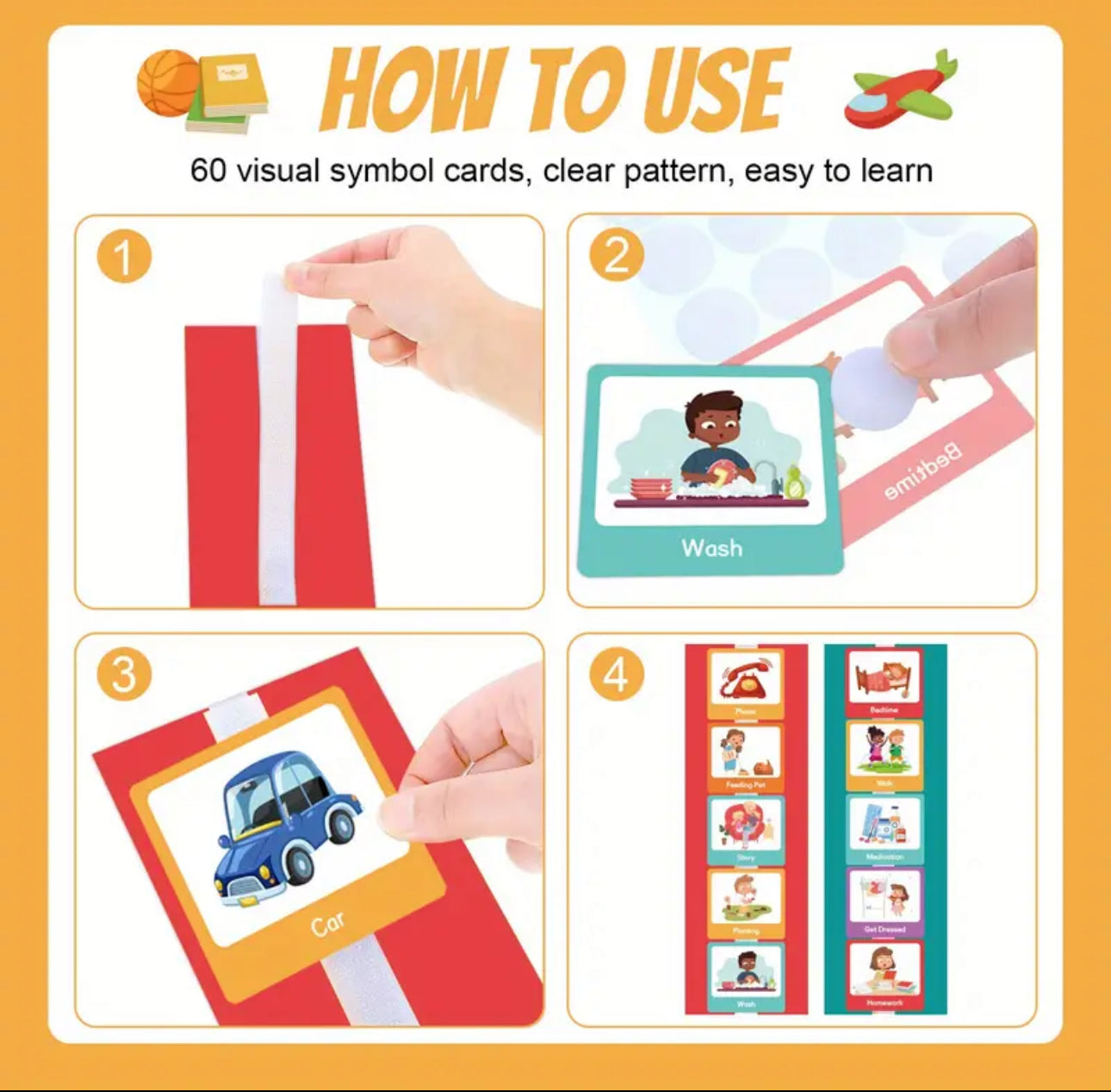 Visual schedule Cards