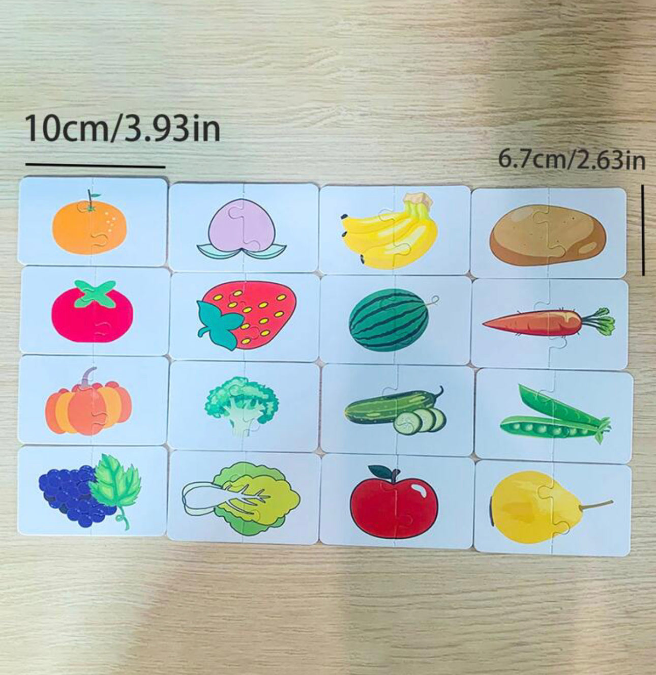 Rompecabezas con gráfico de dibujos animados de 32 piezas