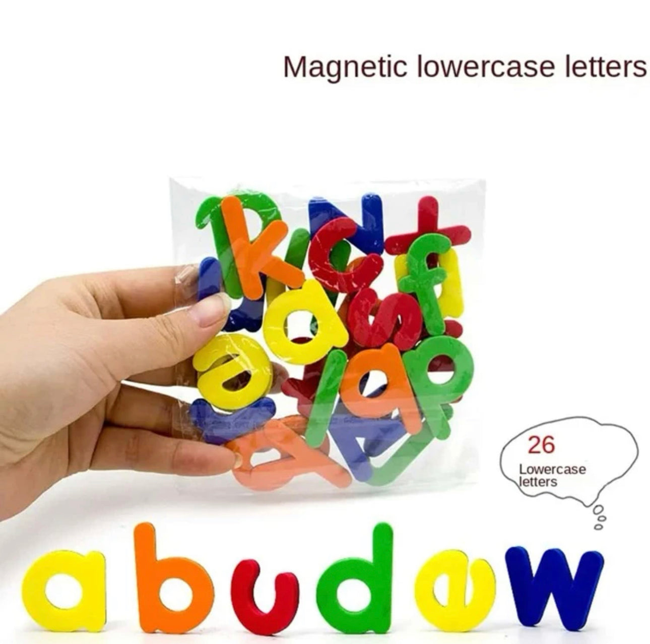 Pegatinas de letras magnéticas
