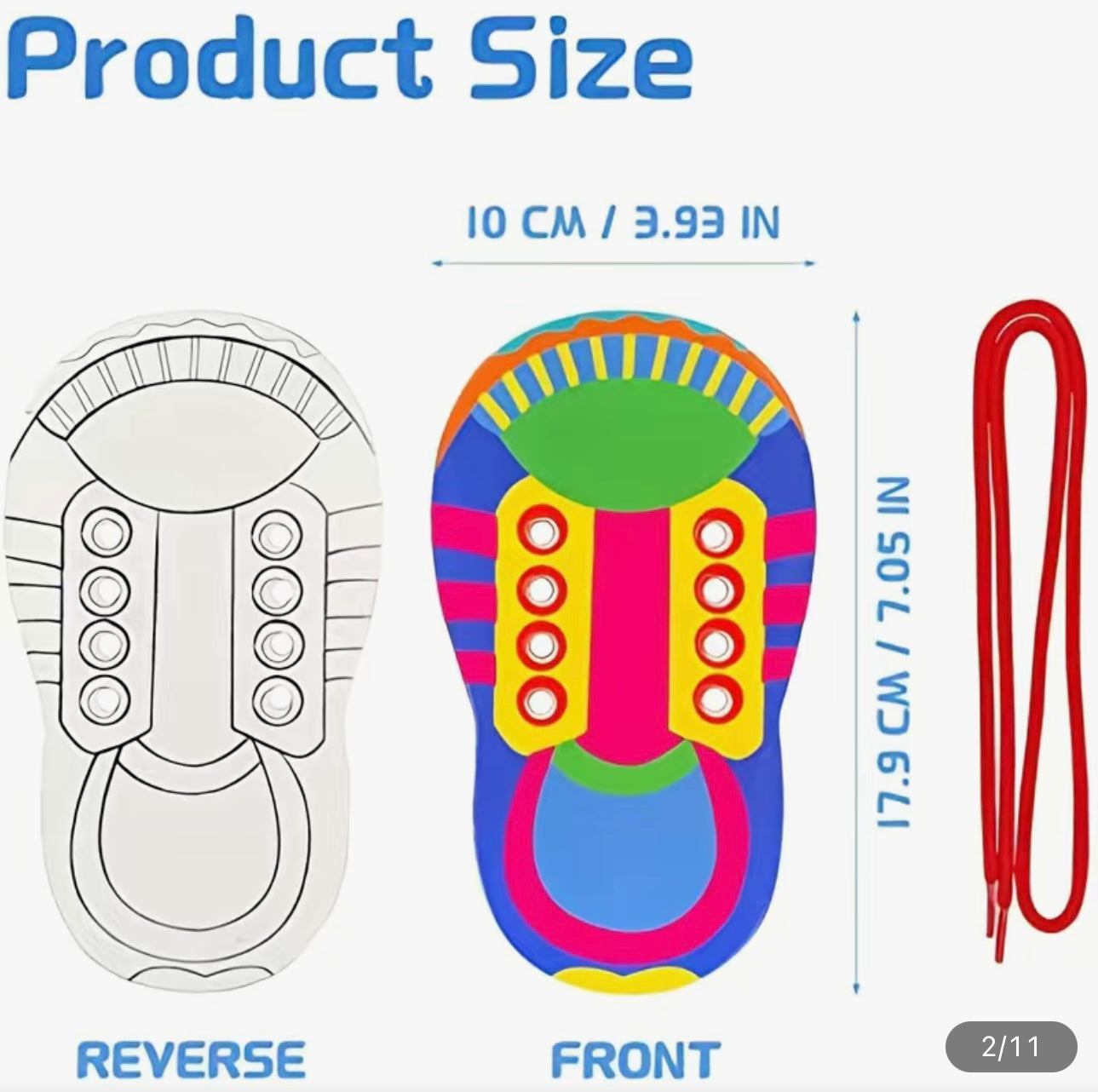 Enseñanza de enhebrar cordones de zapatos