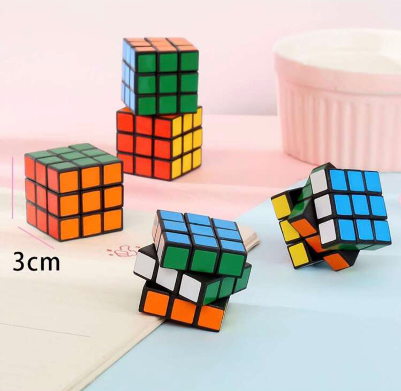 1 cubo mágico 3x3x3 rompecabezas de juguete,