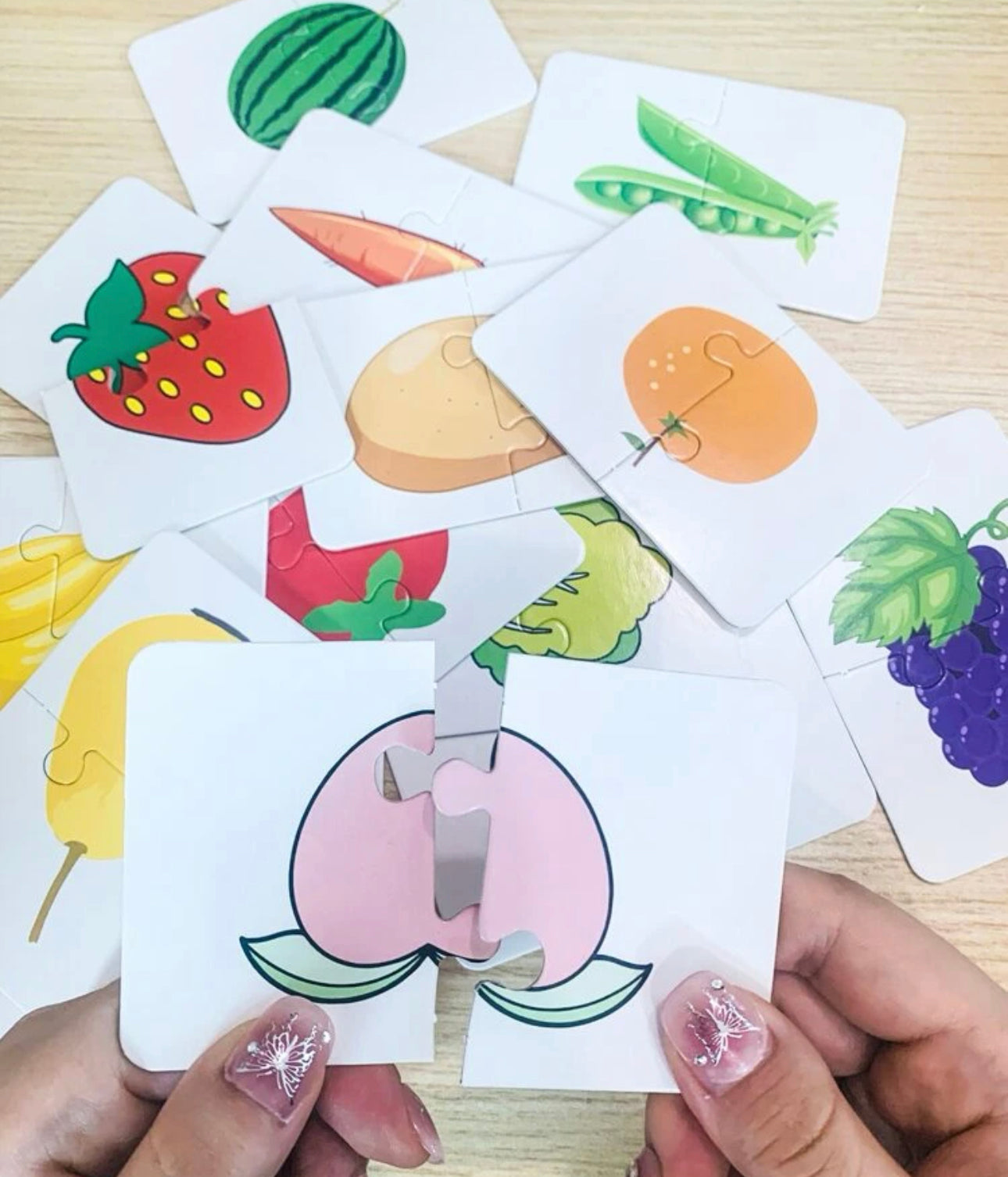 Rompecabezas con gráfico de dibujos animados de 32 piezas