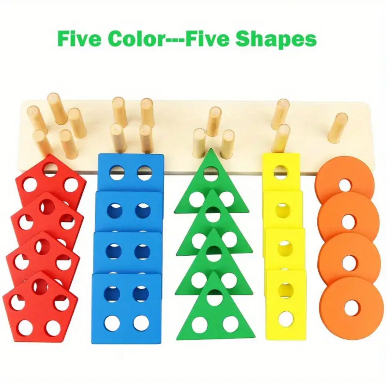 Wooden Sorting & Stacking