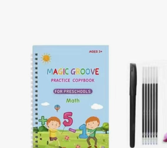 Cuaderno mágico de escritura a mano reutilizable