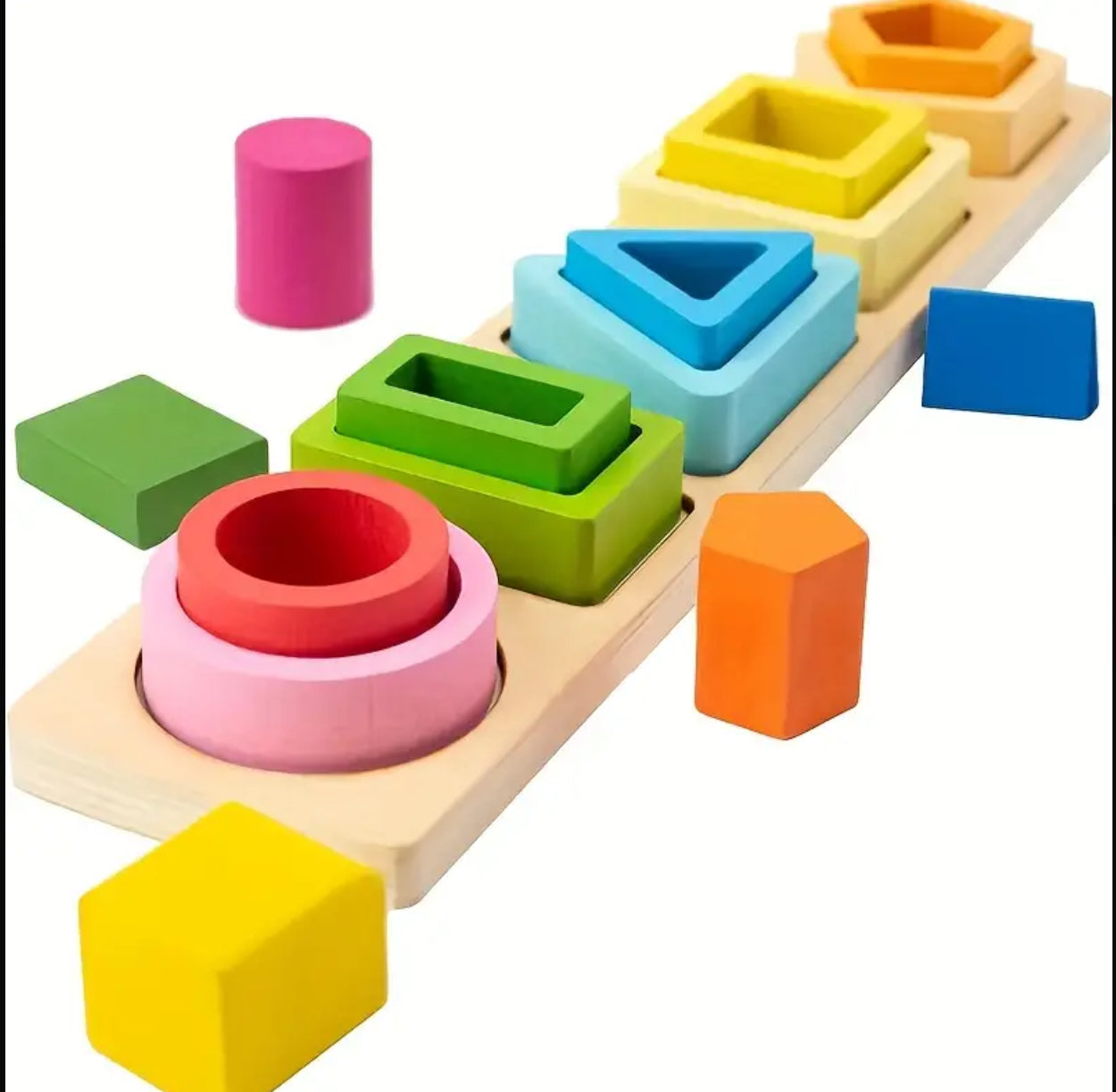 Wooden Sorting & Stacking