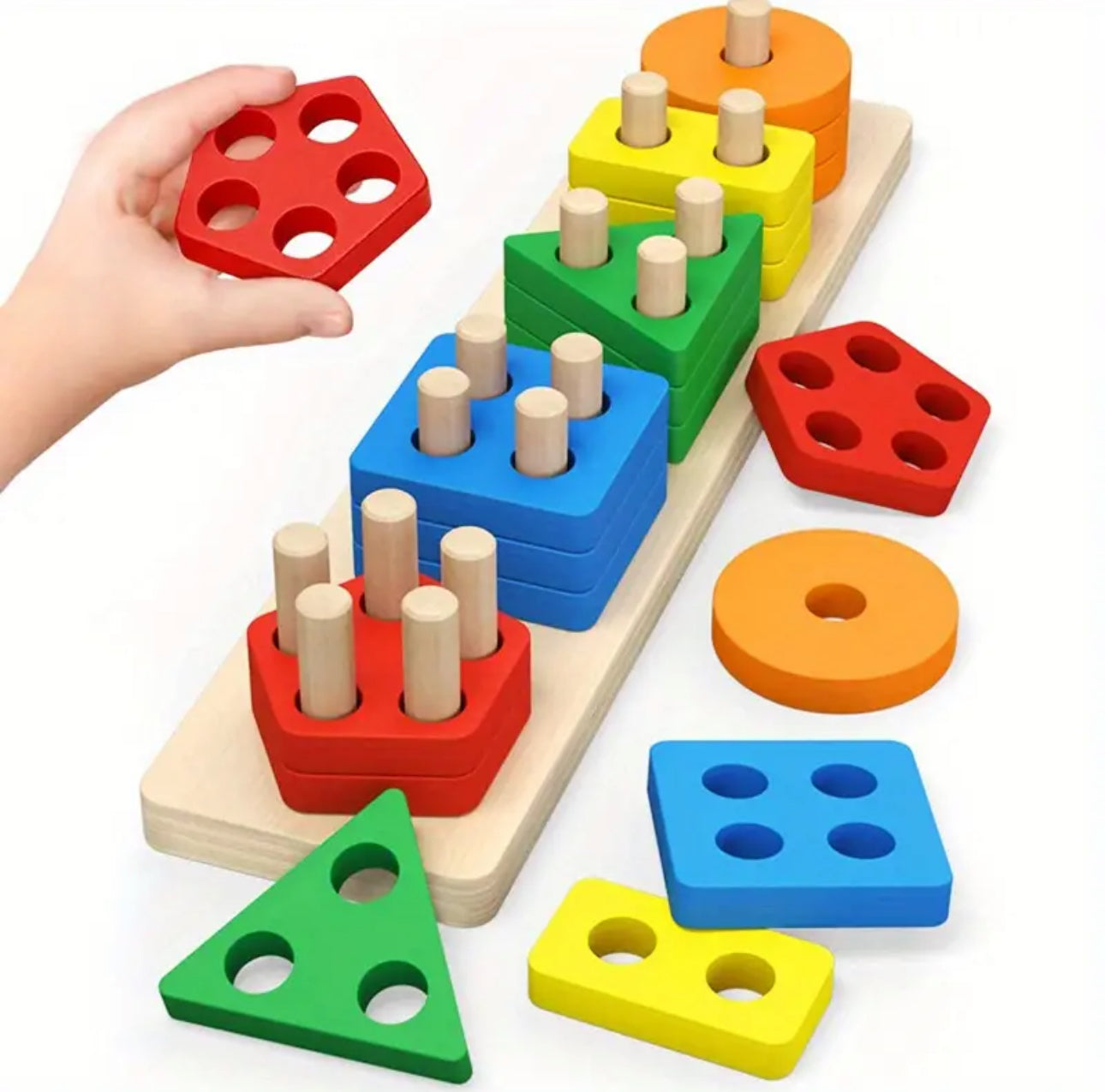 Wooden Sorting & Stacking