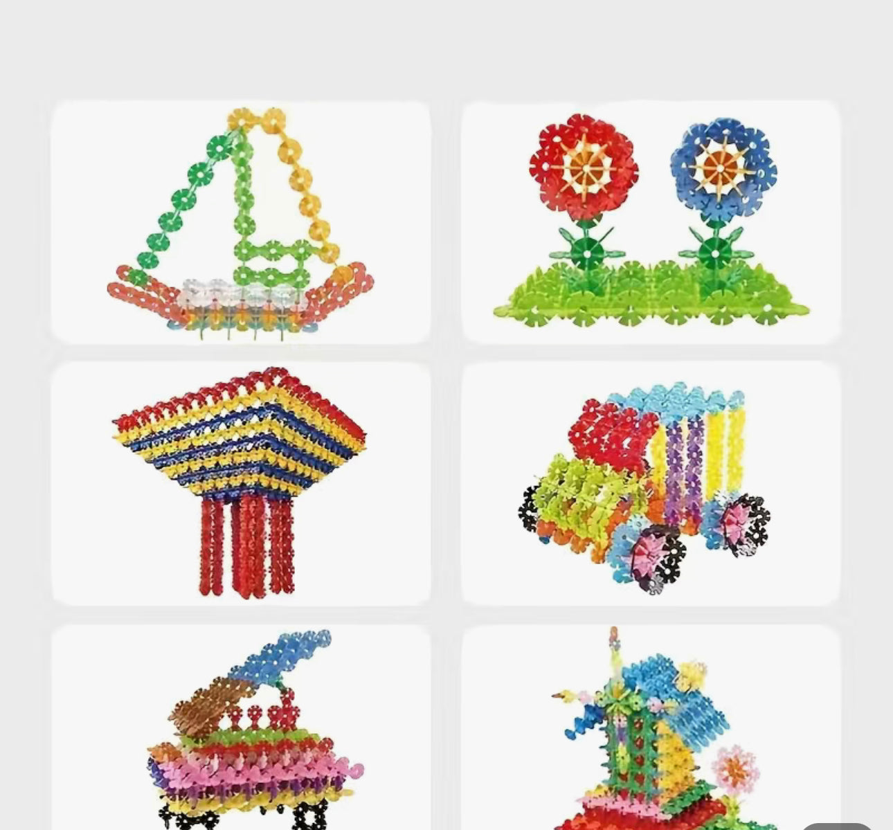Bloques de construcción: copo de nieve