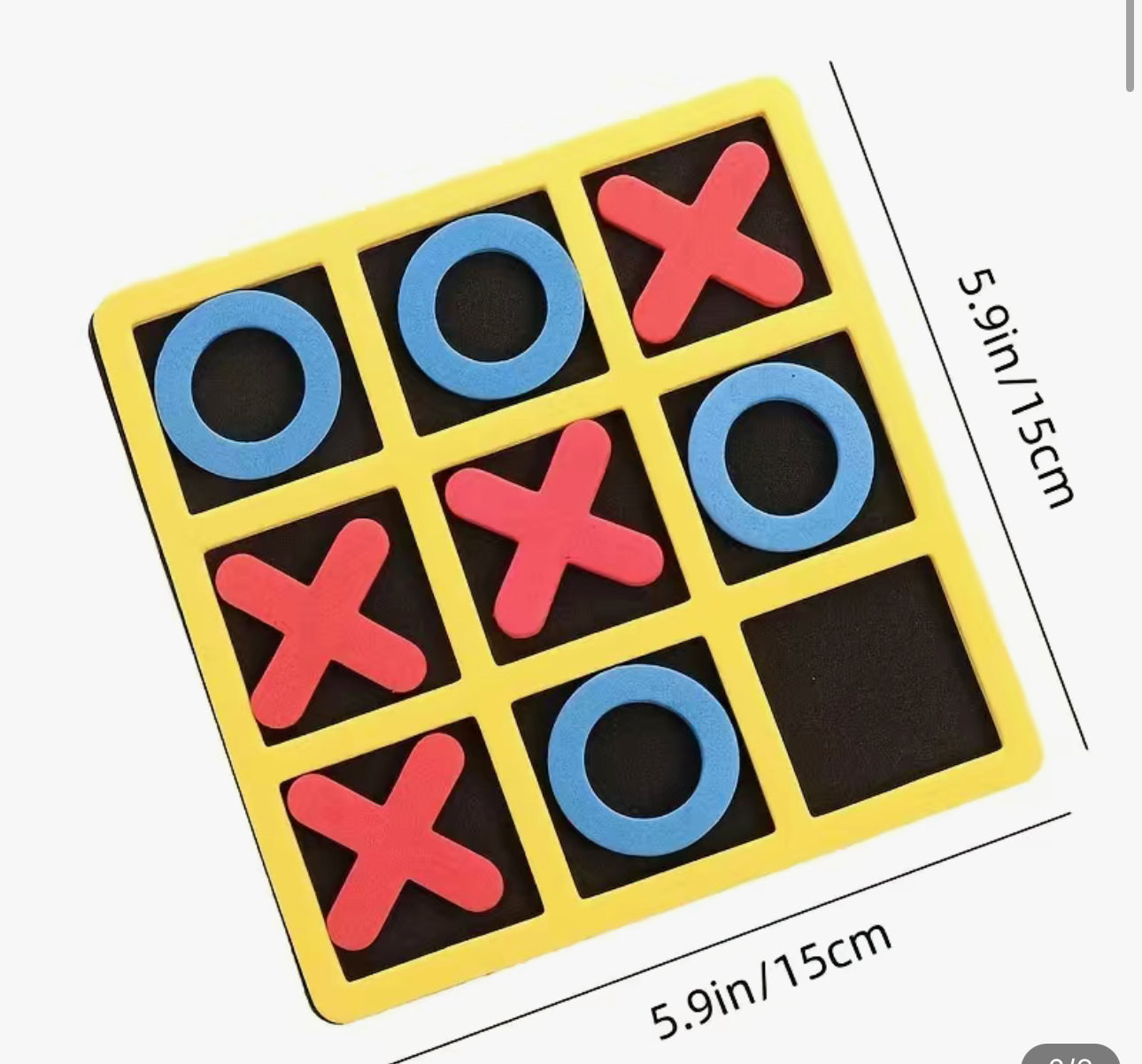 1 mini dedo del pie Tic Tac.
