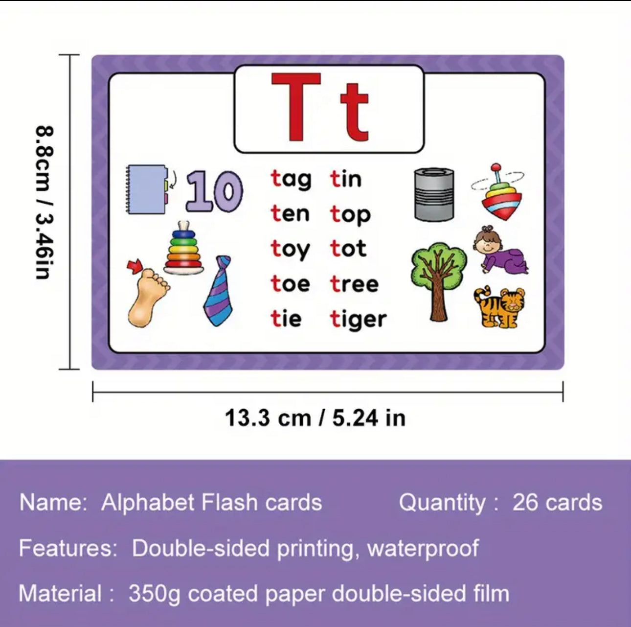 Erasable Alphabet & Phonics Flashcards
