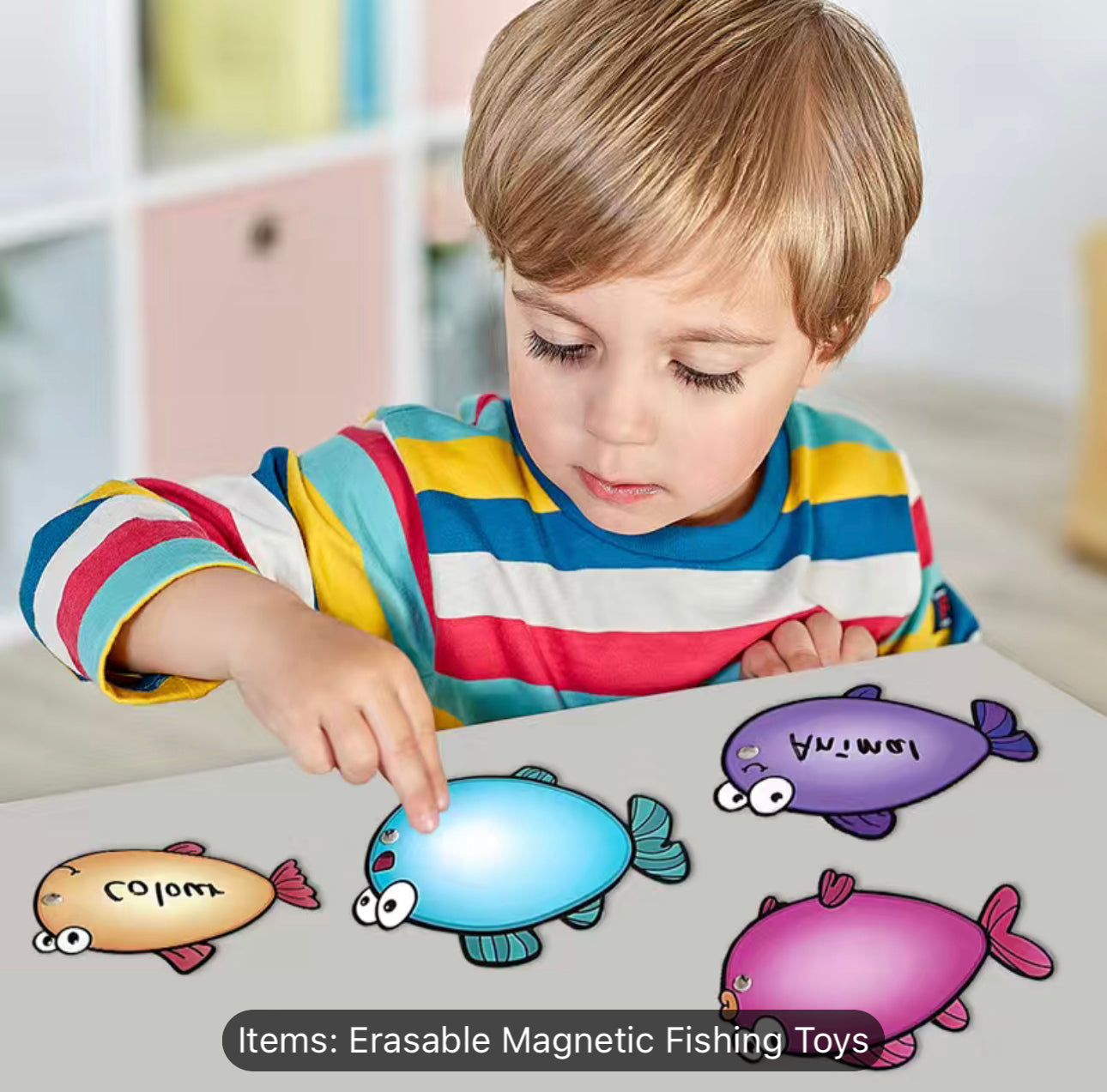 Erasable Magnetic Fishing Toys
