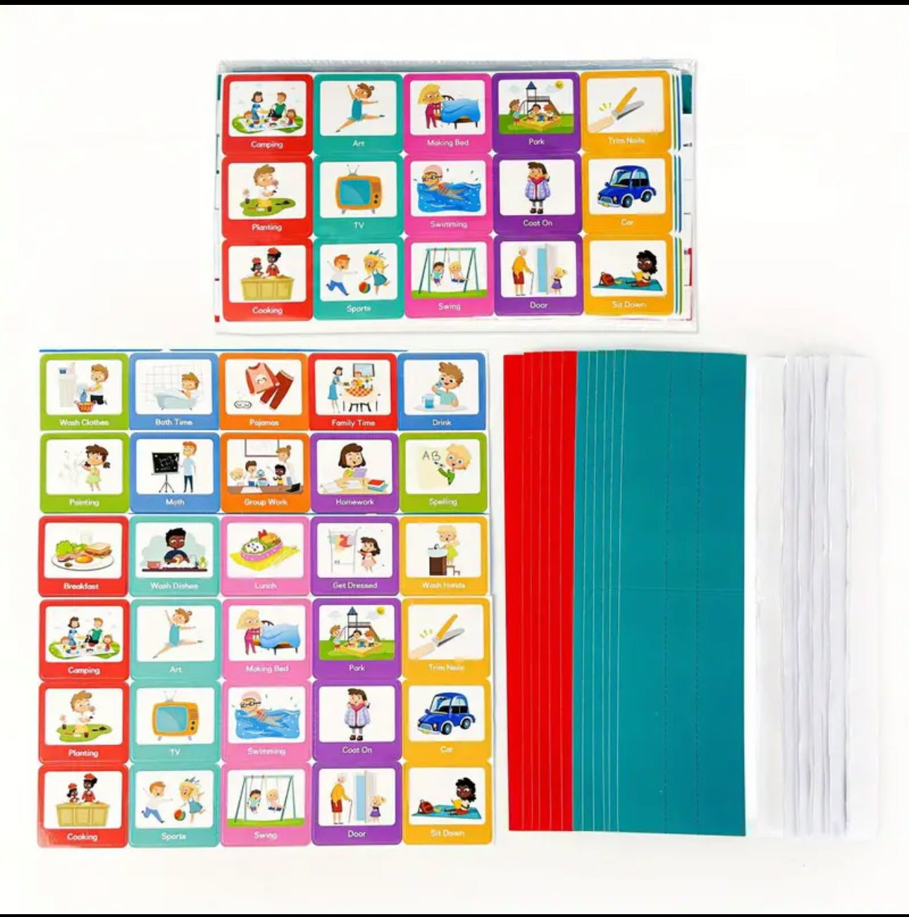 Visual schedule Cards