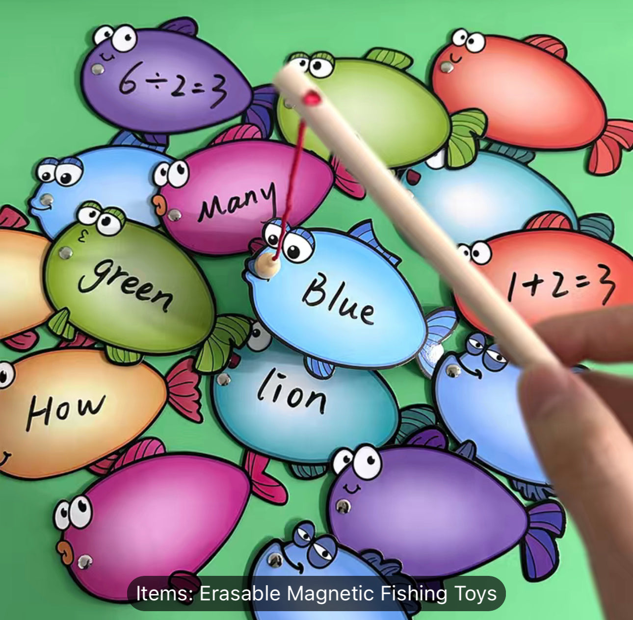 Erasable Magnetic Fishing Toys