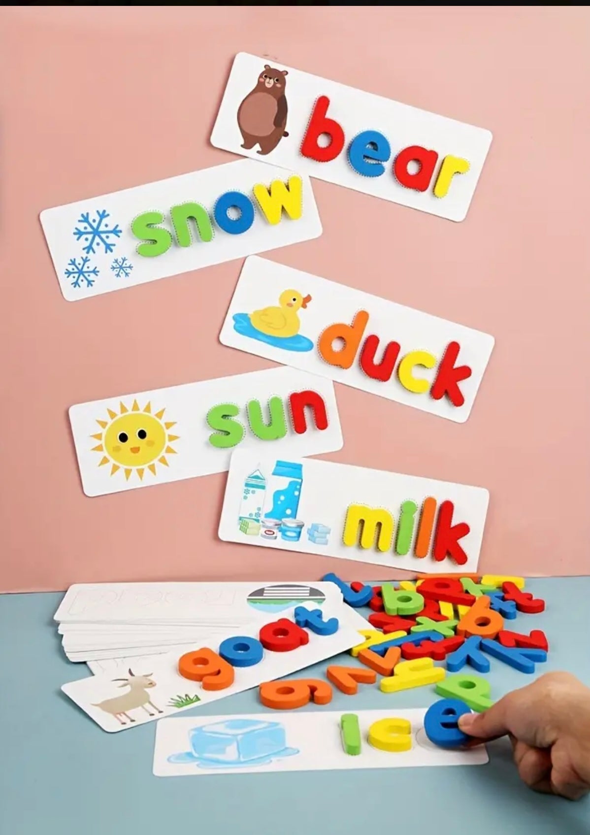 Wooden spelling