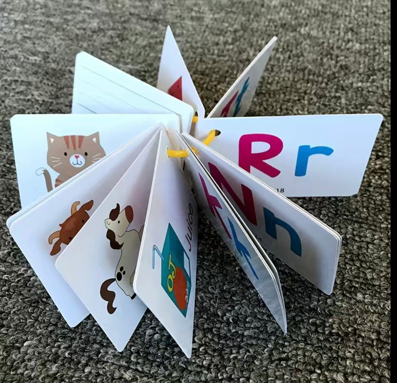 Wipe-able Alphabet Cards