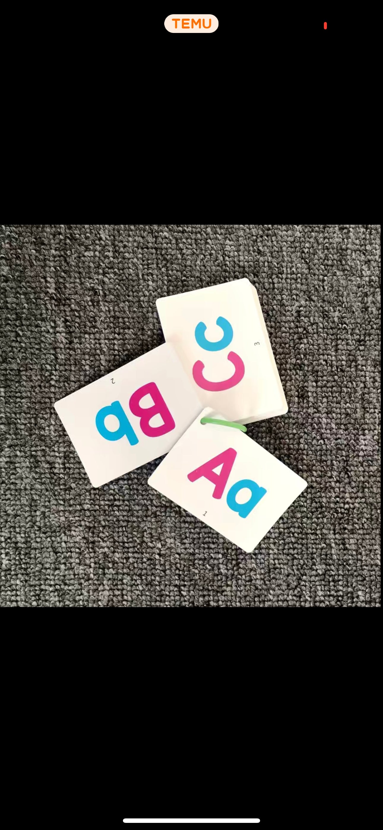 Wipe-able Alphabet Cards