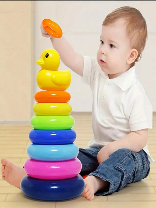 Rainbow Duck Stack Tower