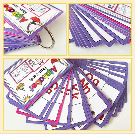 Erasable Alphabet & Phonics Flashcards