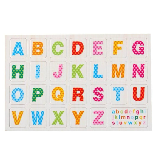 Letras magnéticas de madera