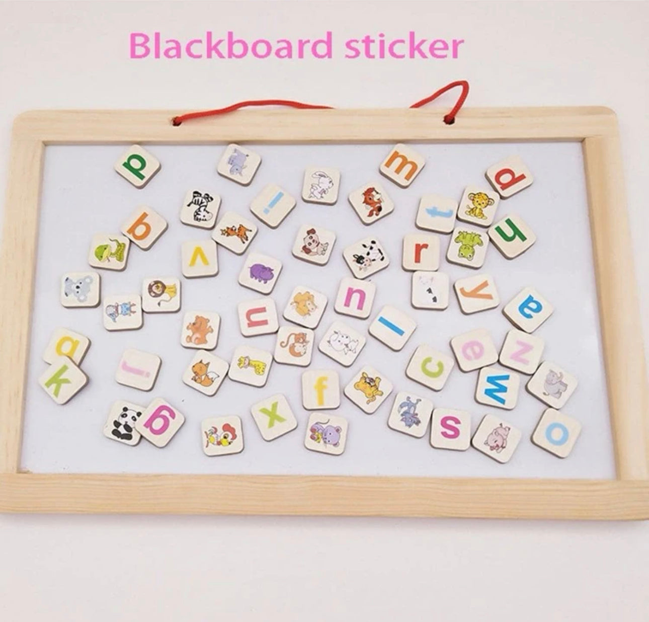 Wooden Magnetic Letter and Animals