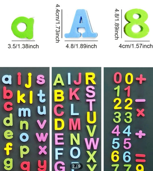 Letter stickers magnetic