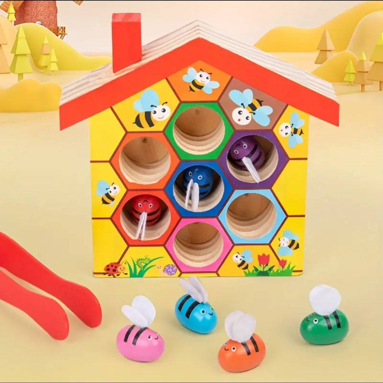 Beehive Wooden Game